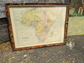 Framed Map Of Africa #6