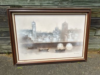 Signed Landscape Painting Of London? #21