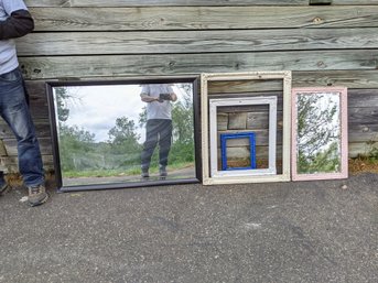 Grouping Of Five Including 3 Frames And 2 Mirrors #23