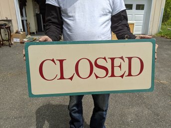 Double Sided Sign Open & Closed #27