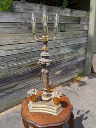 Vintage Candelabra Table Lamp