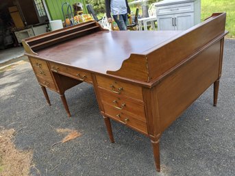 Vintage Large Double Sided Presidential Desk