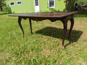Early 20th Century Liv-Dine Convertible Table With Folding Top By  Leonardo Co.