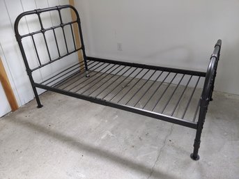 Twin Pipe Style Bed Frame
