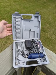 Hand Held Rotary Tool With Parts And Case