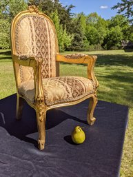 Antique French Louis XV Gilded Child's Chair