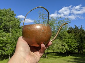 Small Vintage Copper Watering Can