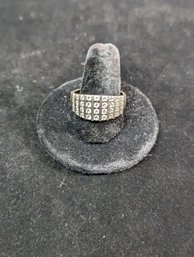 Sterling CZ Ring Size 11.75