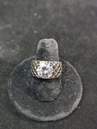 Sterling CZ Ring Size 7.5