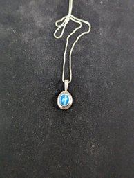 Sterling Pendant And Chain