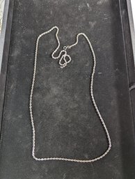 Sterling Rope Chain 29'