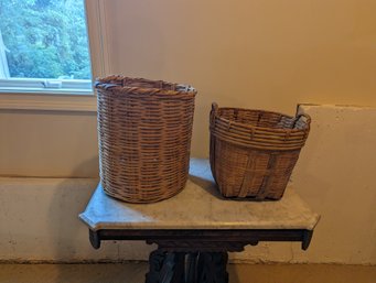 2 Wicker Baskets