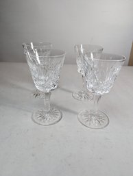 Waterford Crystal Wine Glasses Set Of 4