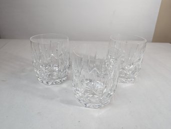 Waterford Crystal Whiskey Glasses Set Of 3