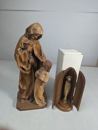 Anri Wooden Figurines