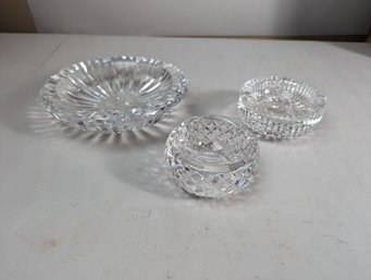 Waterford Crystal Ashtray Lot