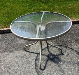 Round Metal Outdoor Table