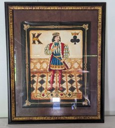 Framed Harlequin King Of Spades