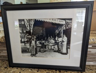 Vintage Matted Photo Taken In NYC