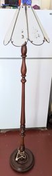 Vintage All Wood Floor Lamp