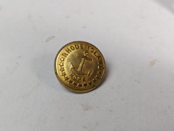 1870's Rhode Island Soldier Button