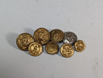 Navy Button Lot