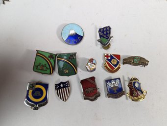 Military Enamel Pin Lot