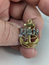 Sterling Navy Pin