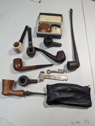 Smoking Pipe And Accessory Lot