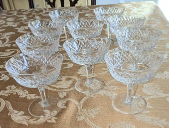 Set Of 10 - Vintage Waterford 'Alana' Glassware