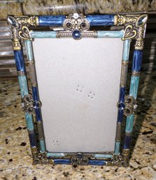 Vintage Enamel Picture Frame