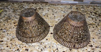 Set Of 2 Antique Lamp Shades