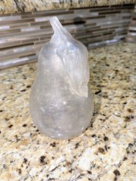 Vintage Hand Blown Art Glass Pear