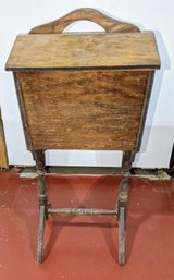 Antique Standing Sewing/Knitting Box