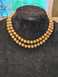 Monet Double Stranded Beaded Necklace