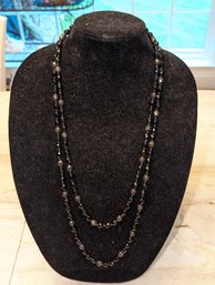 Vintage Faceted Double Strand Necklace