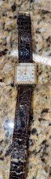 Vintage Bulova With Genuine Leather Band