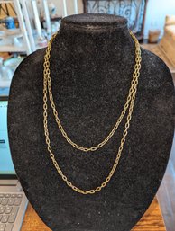 Gold Plated Open Link Chain