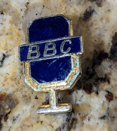 Vintage BBC Microphone Lapel Pin