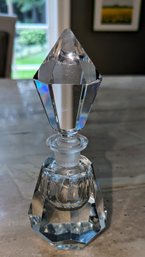 Crystal Art Deco Perfume Bottle