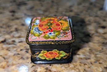 Hand Painted Trinket Box