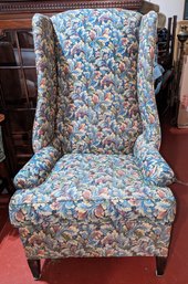 Vintage Wing Back Custom Upholstered Chair