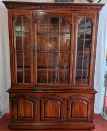 Vintage Lighted Thomasville China Cabinet