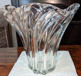 Mikasa Belle Swirl Crystal Vase