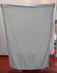 Pair Of Velour Curtain Panels