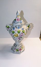 Vintage Capodimonte Urn - Marked