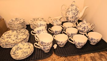 Vintage 73 Piece Johnson 'old Bradbury' China Set