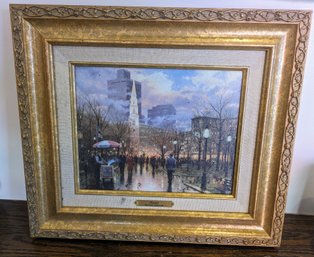 Thomas Kinkade With COA - Boston- Edition # 1 1999