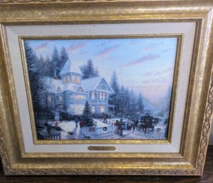 Thomas Kinkade With COA  'Victorian Christmas'  I - 11 1987