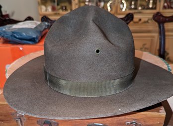 Vintage Military Drill Instructor Hat